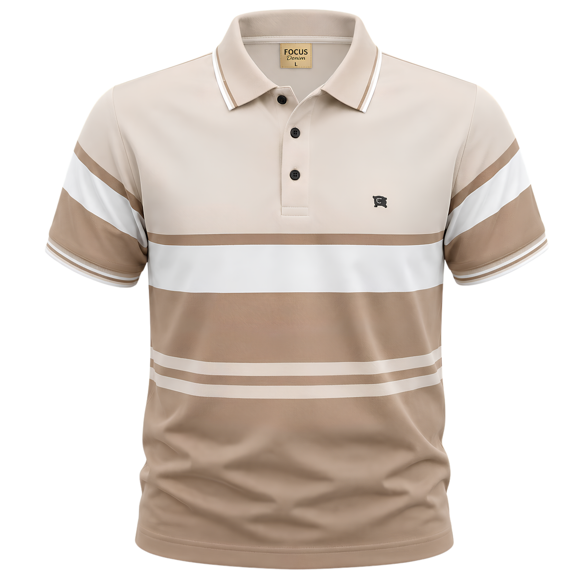 Striped Imported Polo