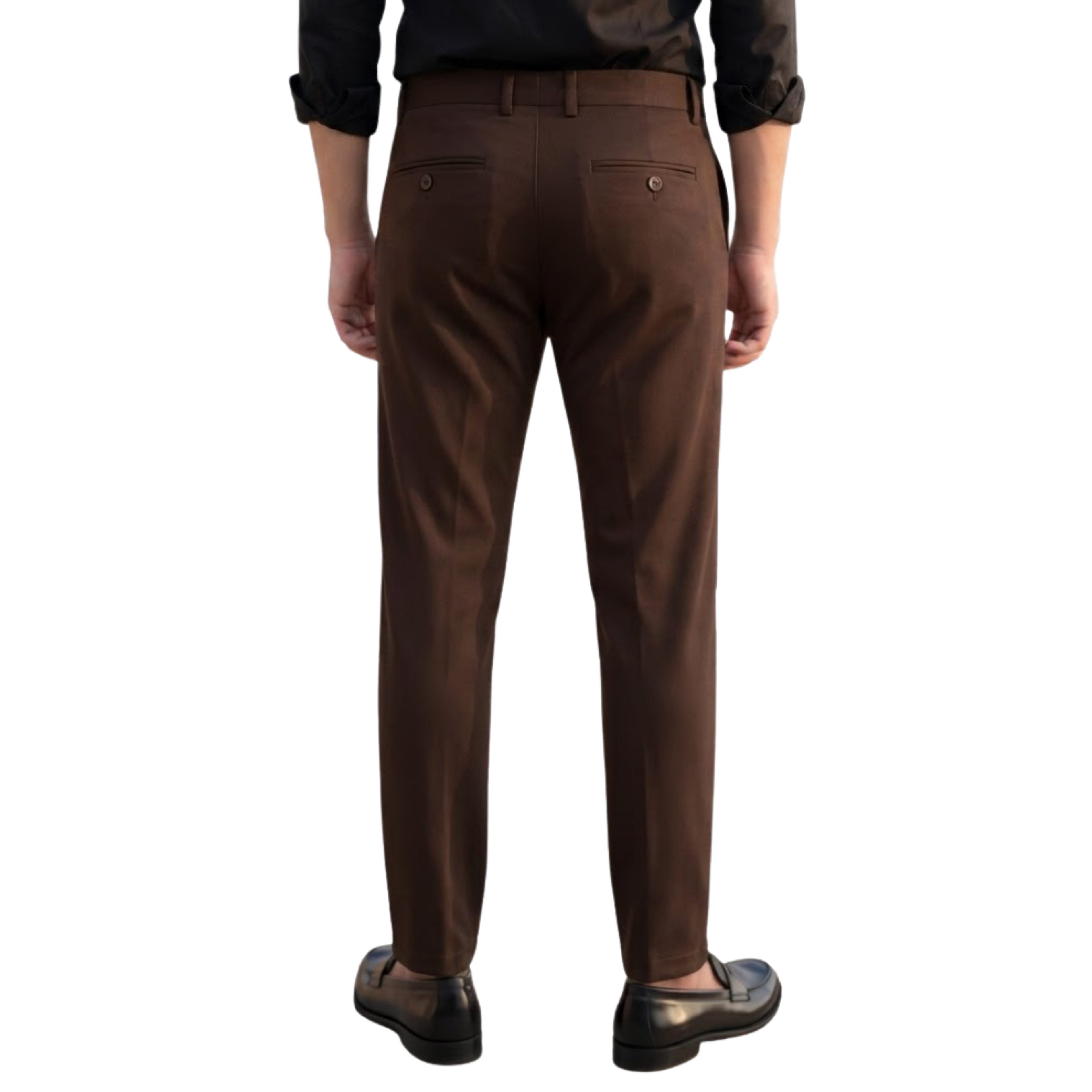 Cotton Pants - Dark Brown