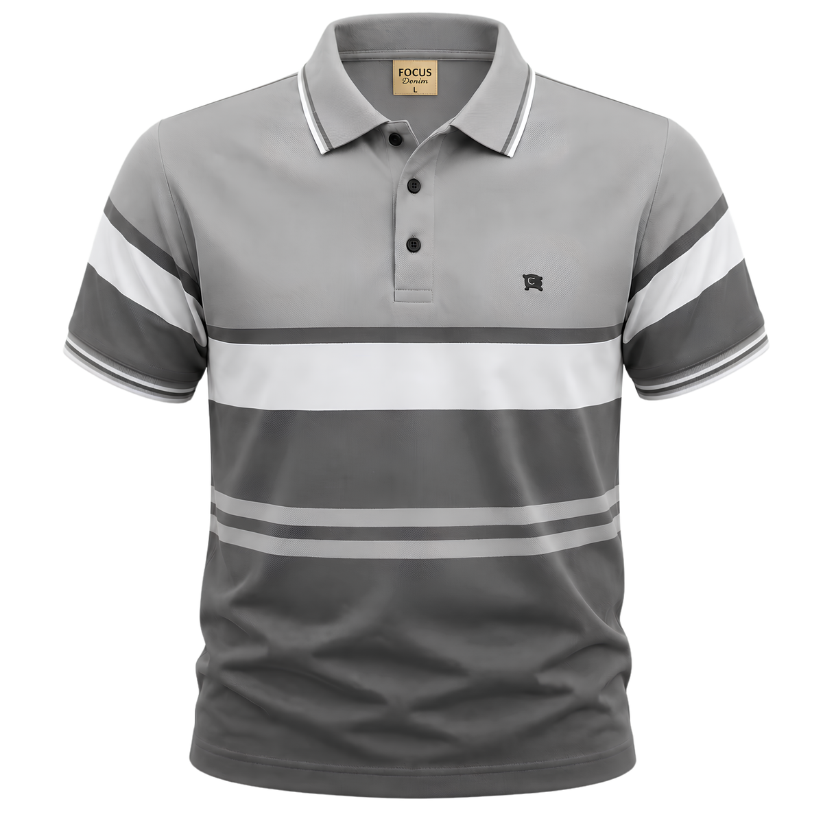 Striped Imported Polo
