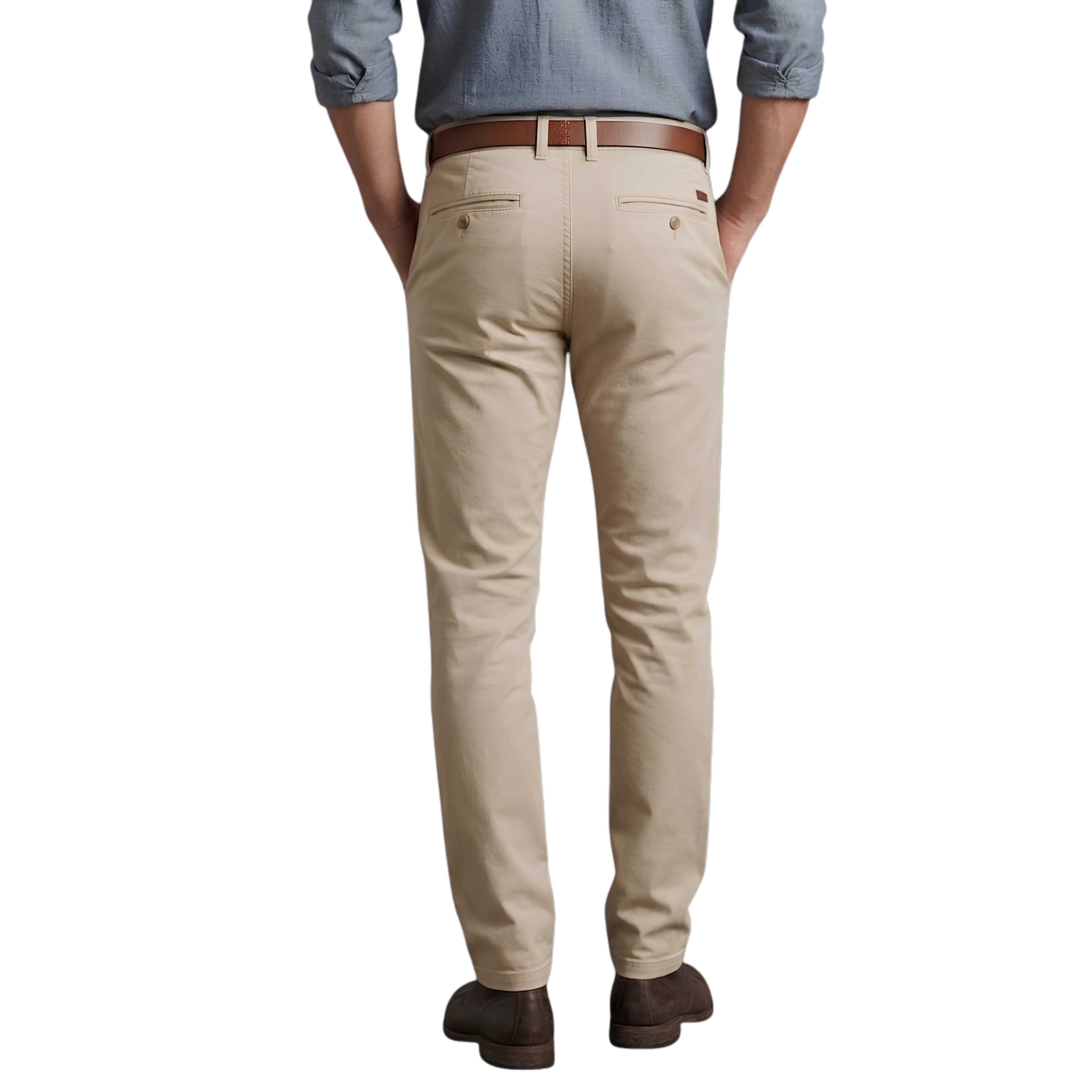 Cotton Pants - Beige