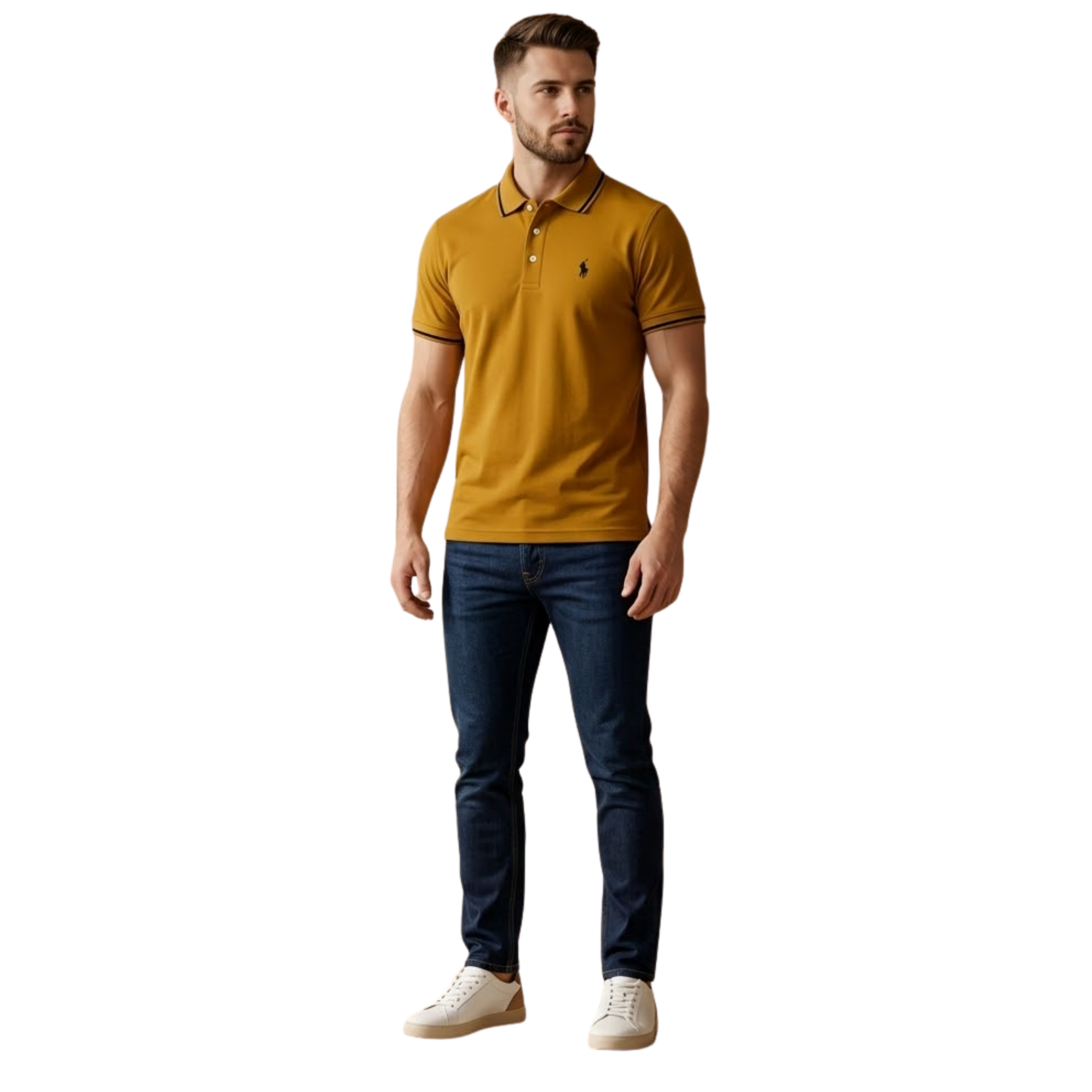 Cotton Polo - Mustard