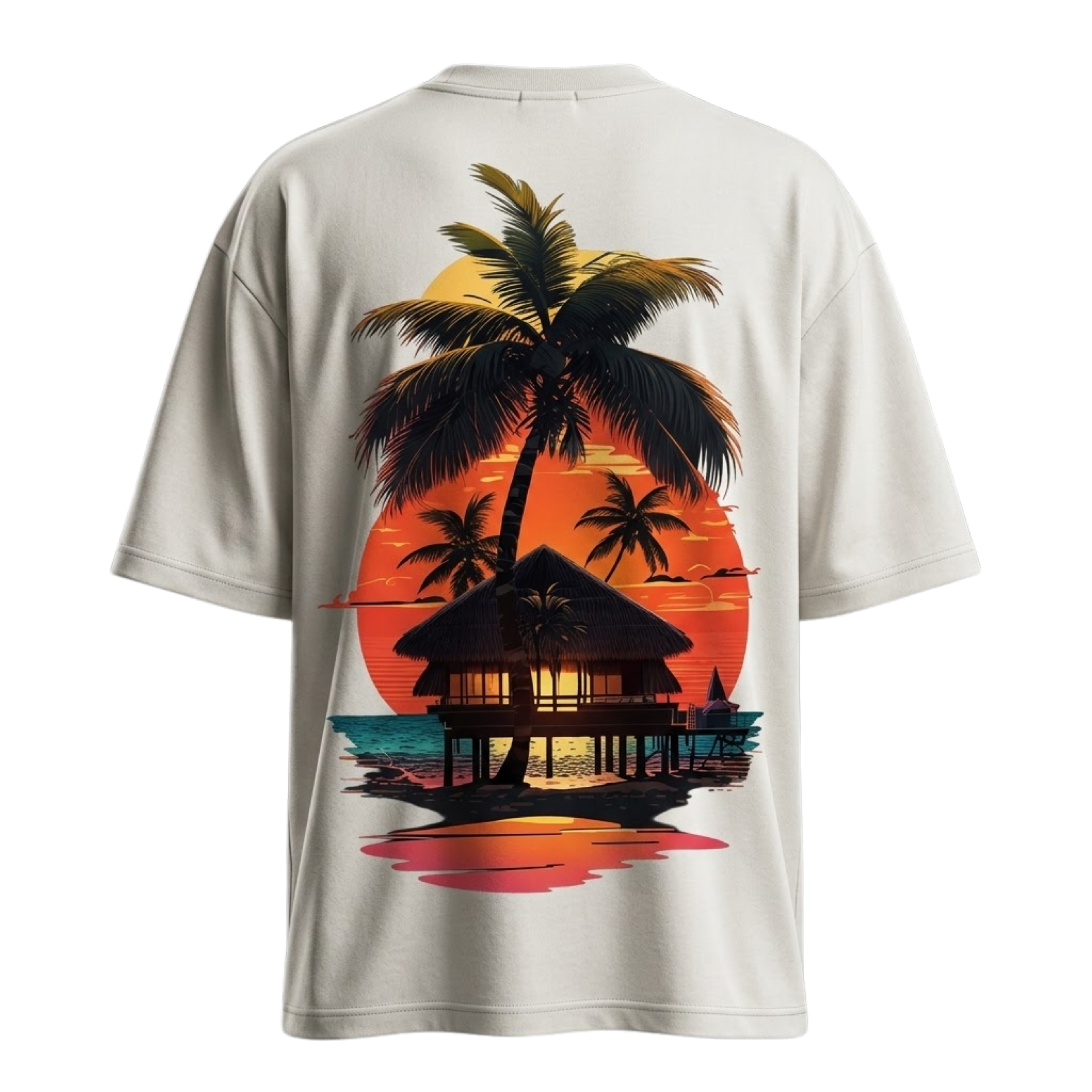 Graphic Drop Shoulder - Design 6