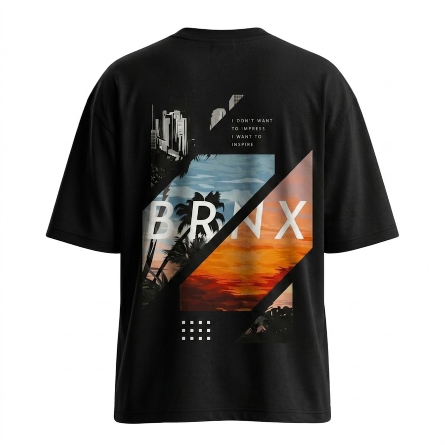 Graphic Drop Shoulder - Design 3