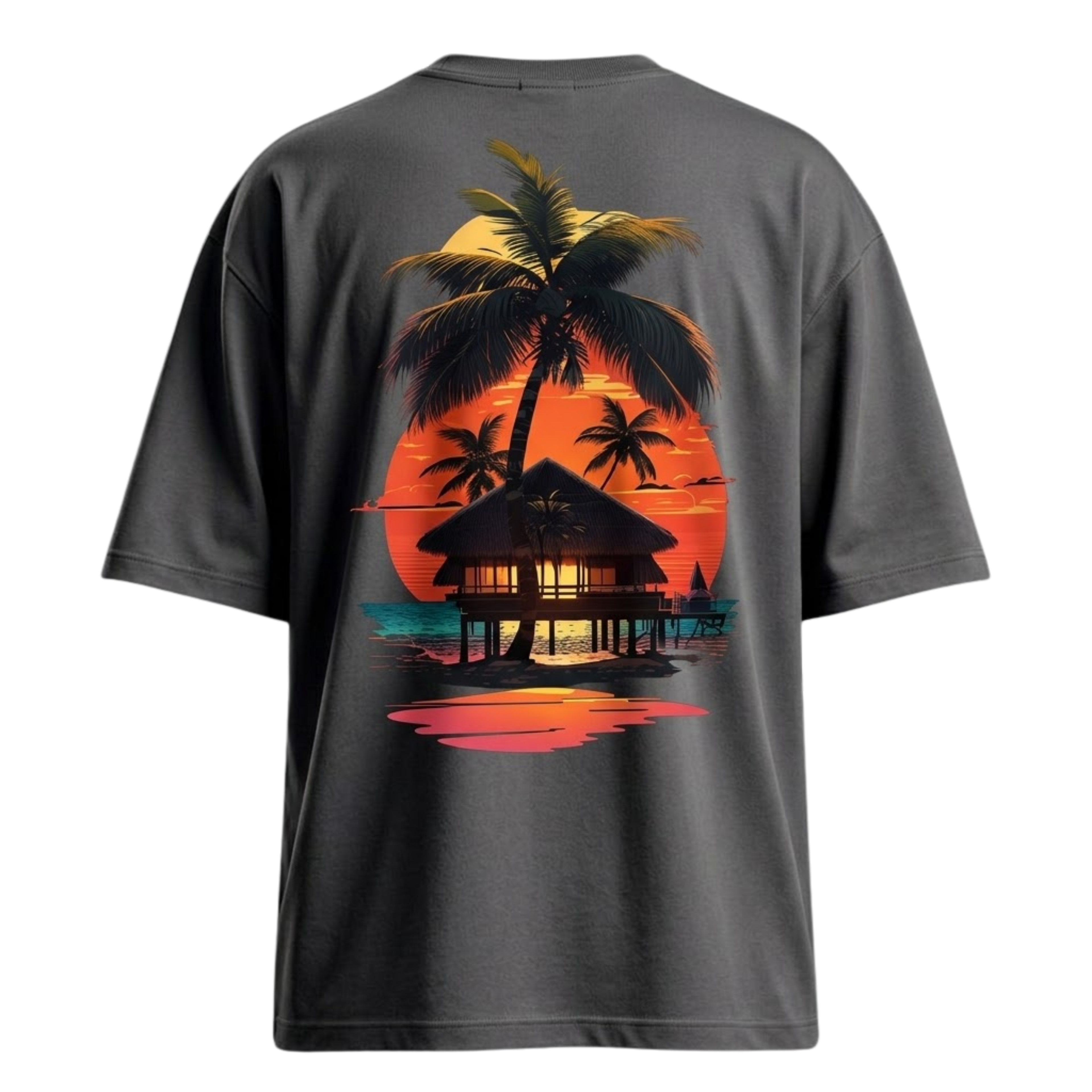 Graphic Drop Shoulder - Design 6