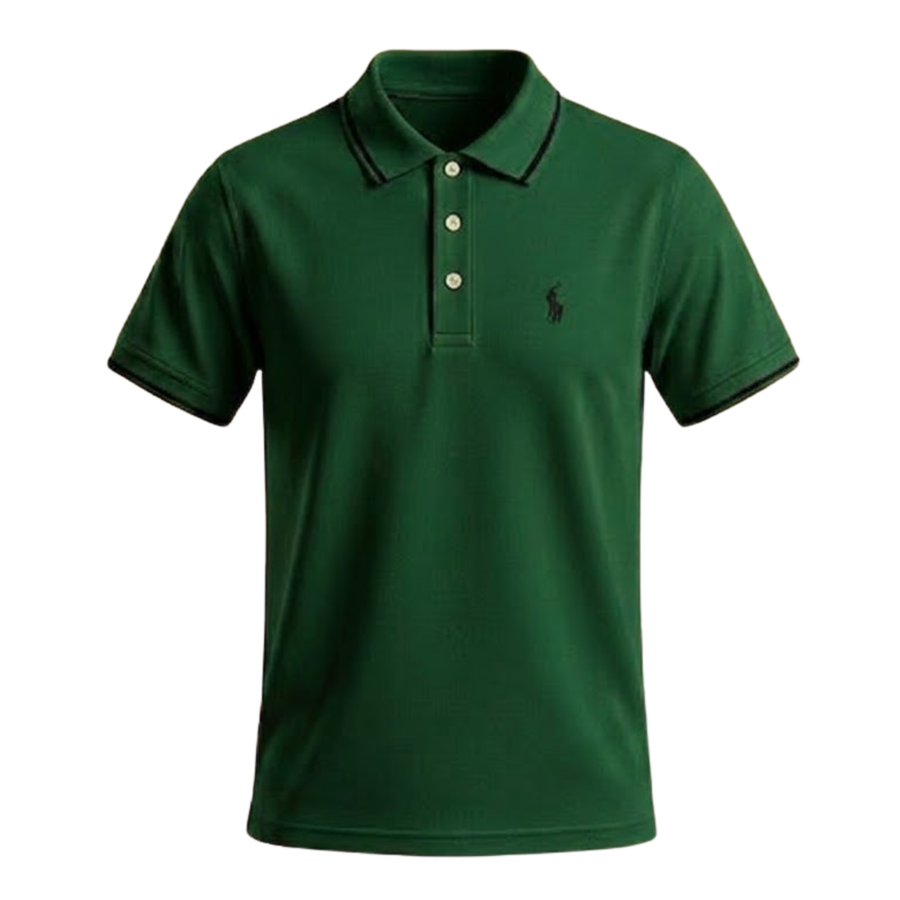 Basic Polo - Olive Green