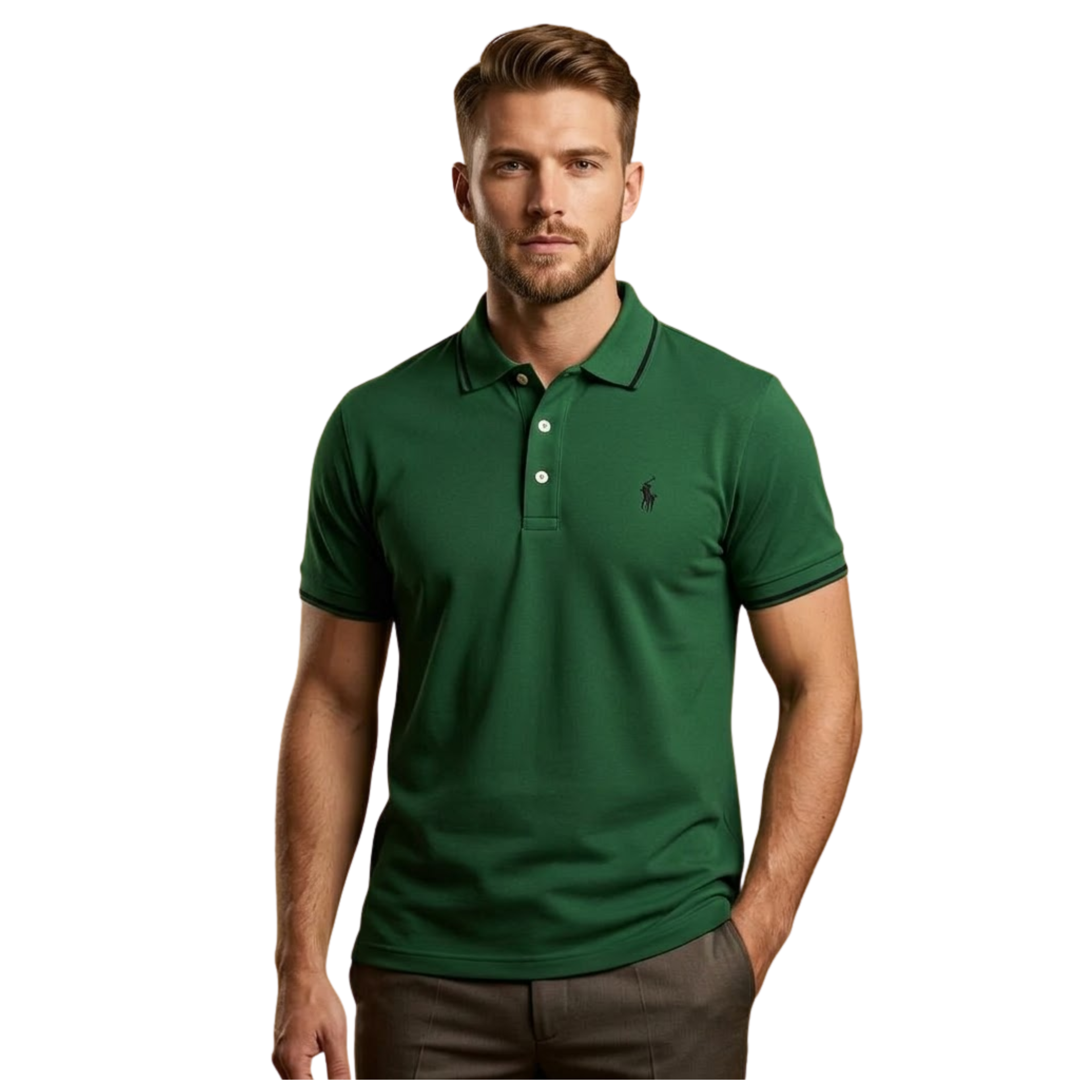Cotton Polo - Green
