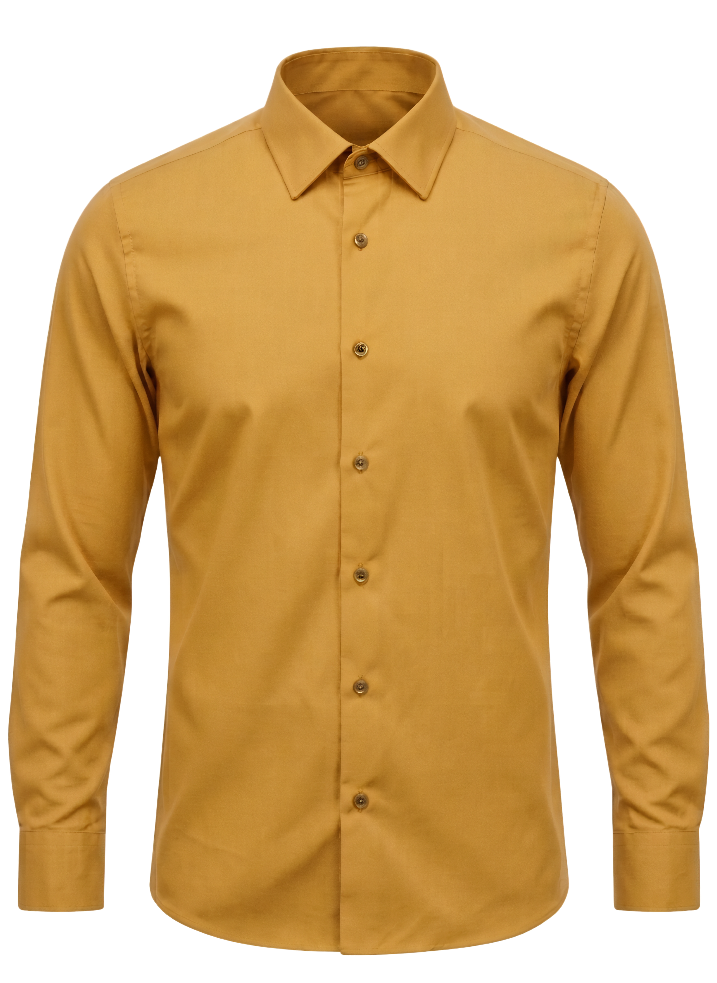 Plain Shirt | Mustard Yellow