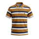 Striped Polo - Golden Brown