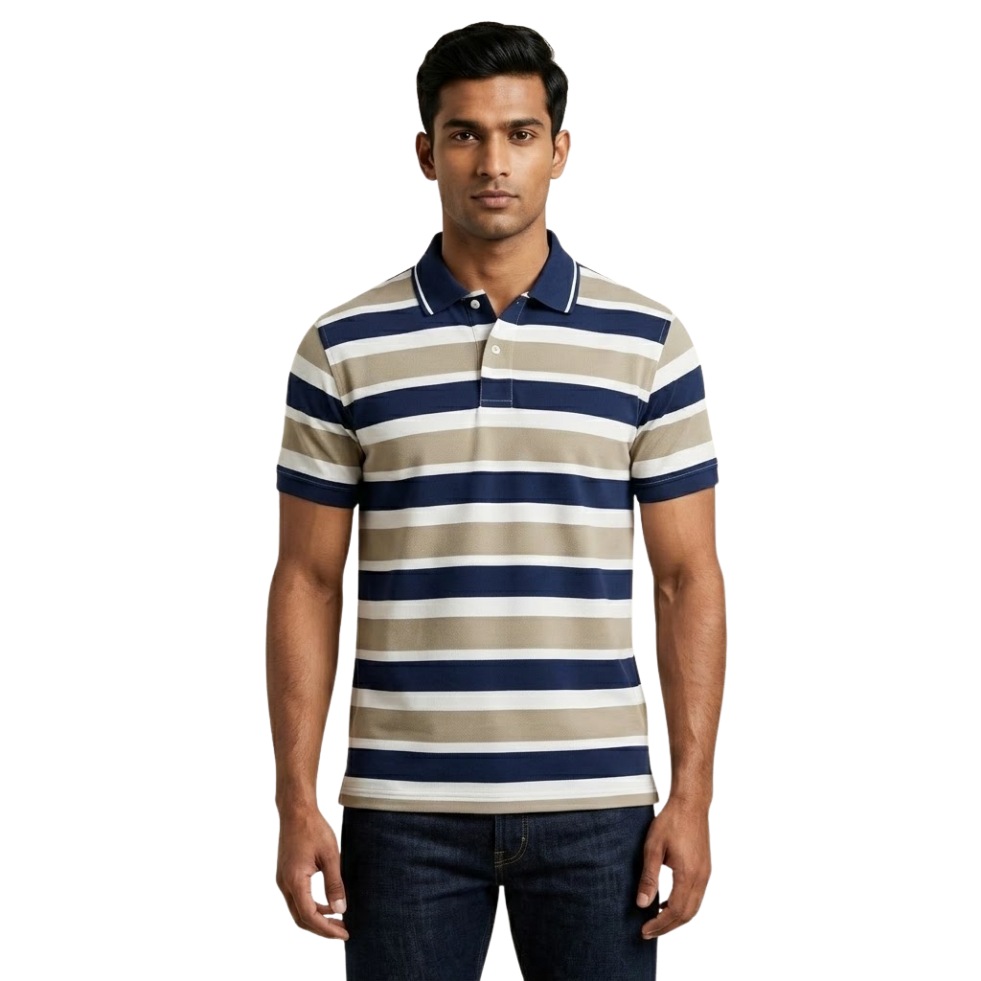 Striped Polo
