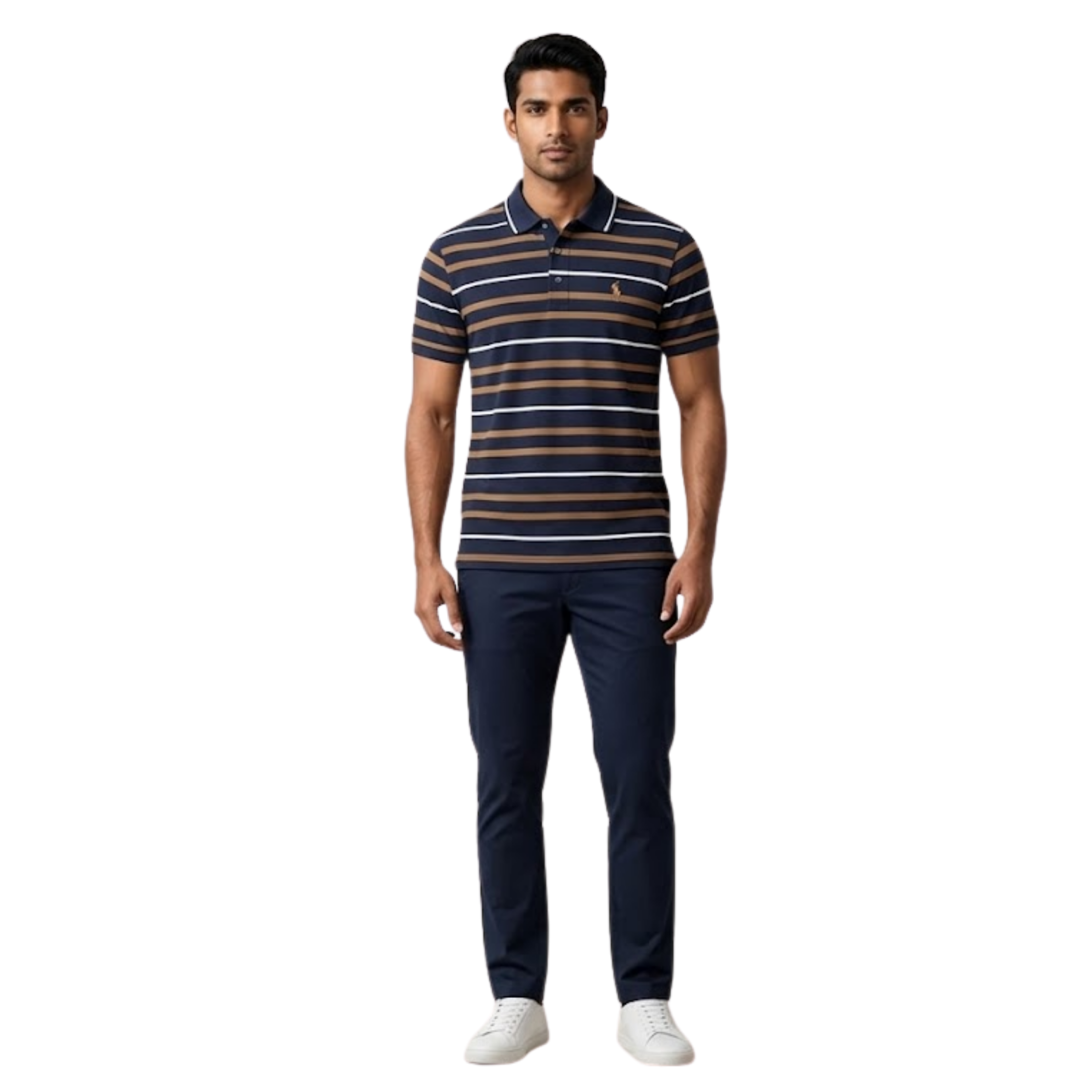 Striped Polo