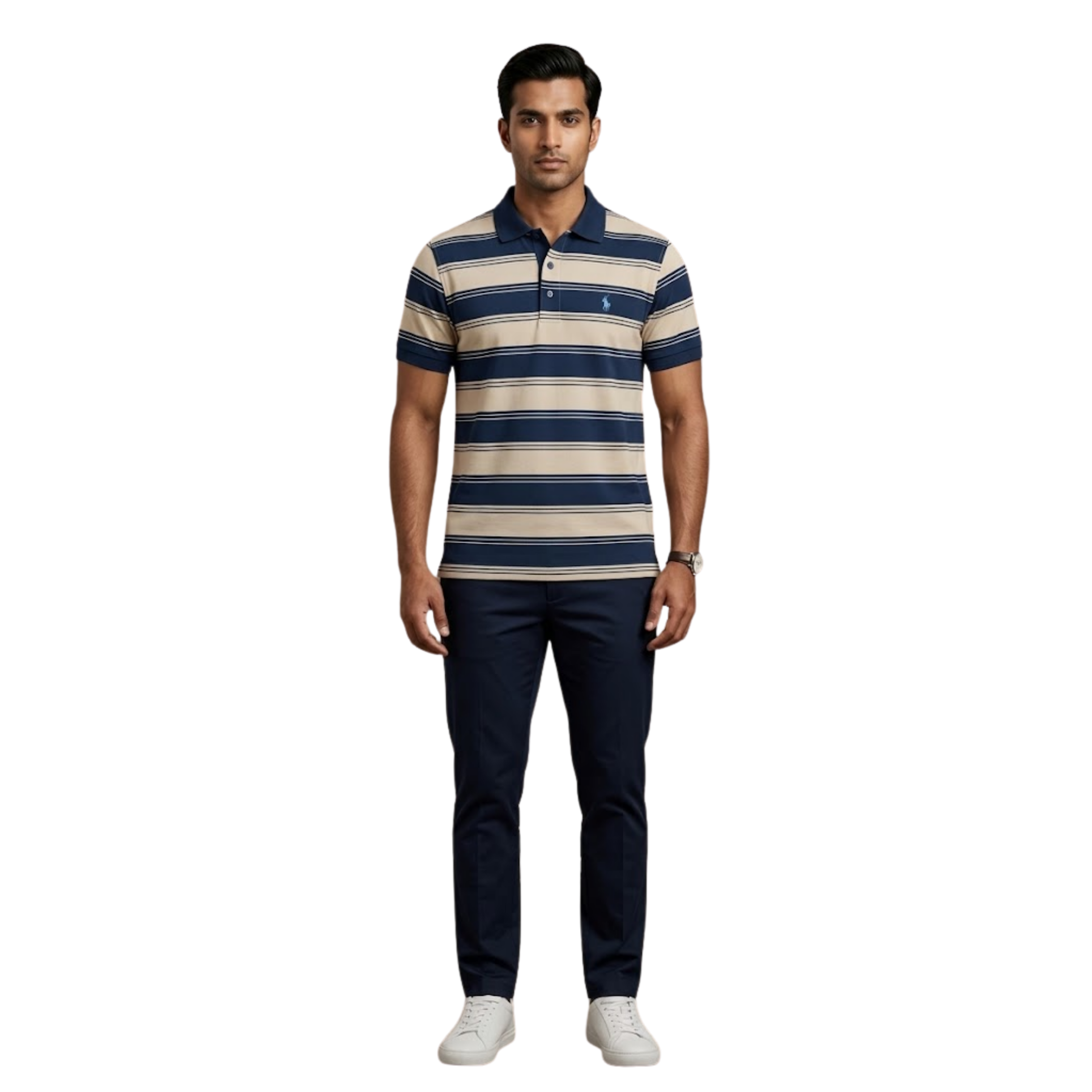 Striped Polo
