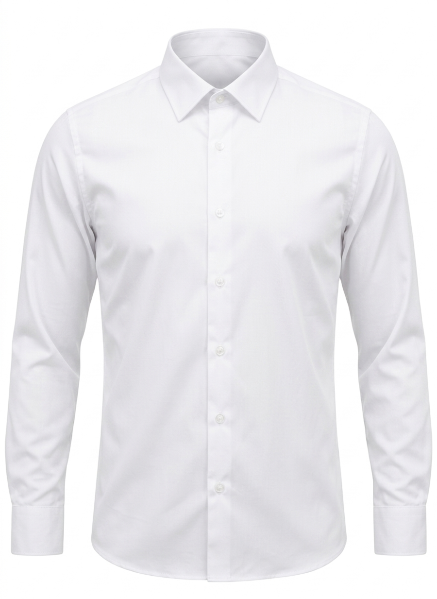 Plain Shirt | Pure White