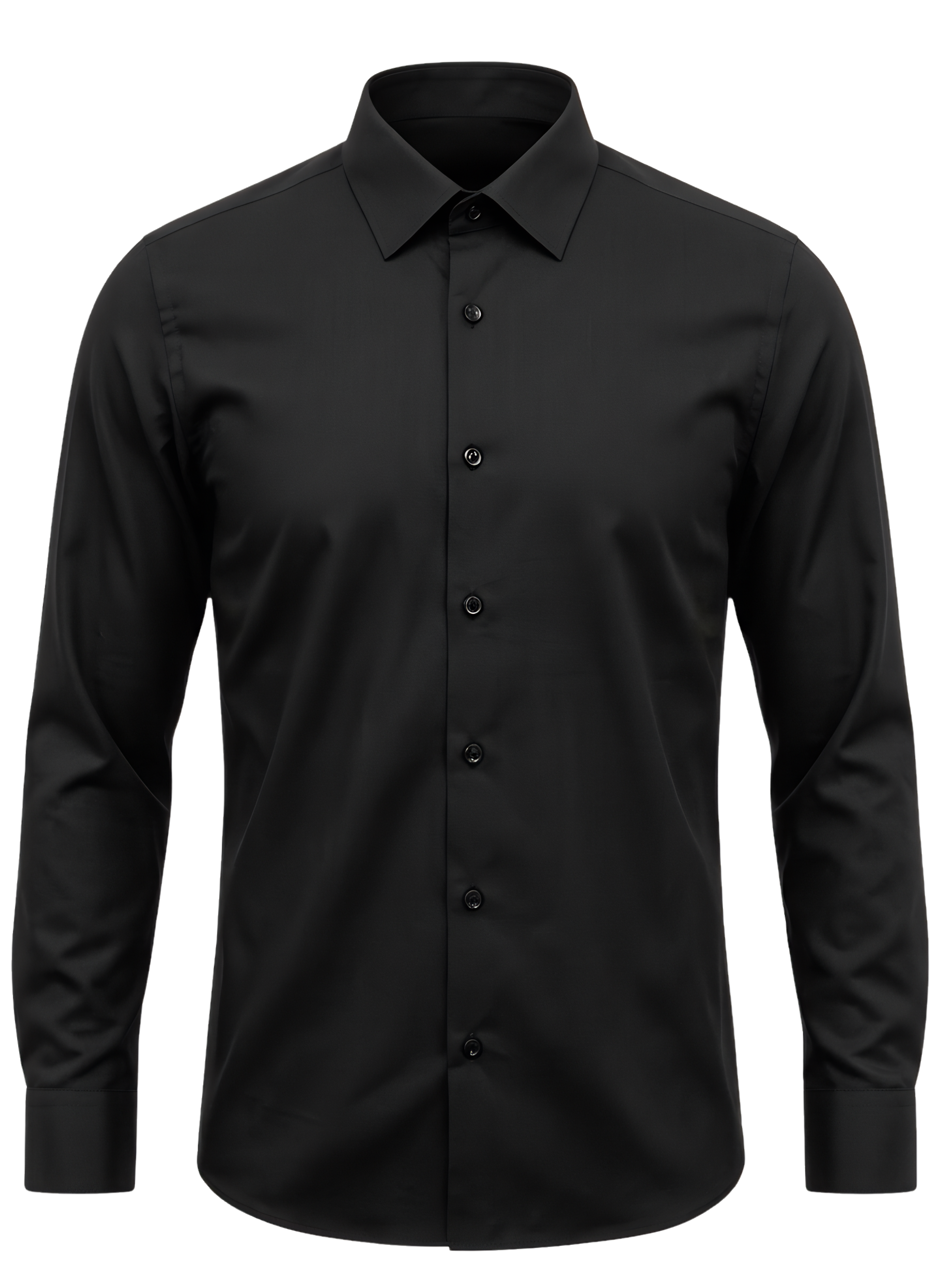 Plain Shirt | Jet Black