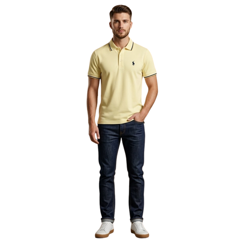 Basic Polo - lemon chiffon
