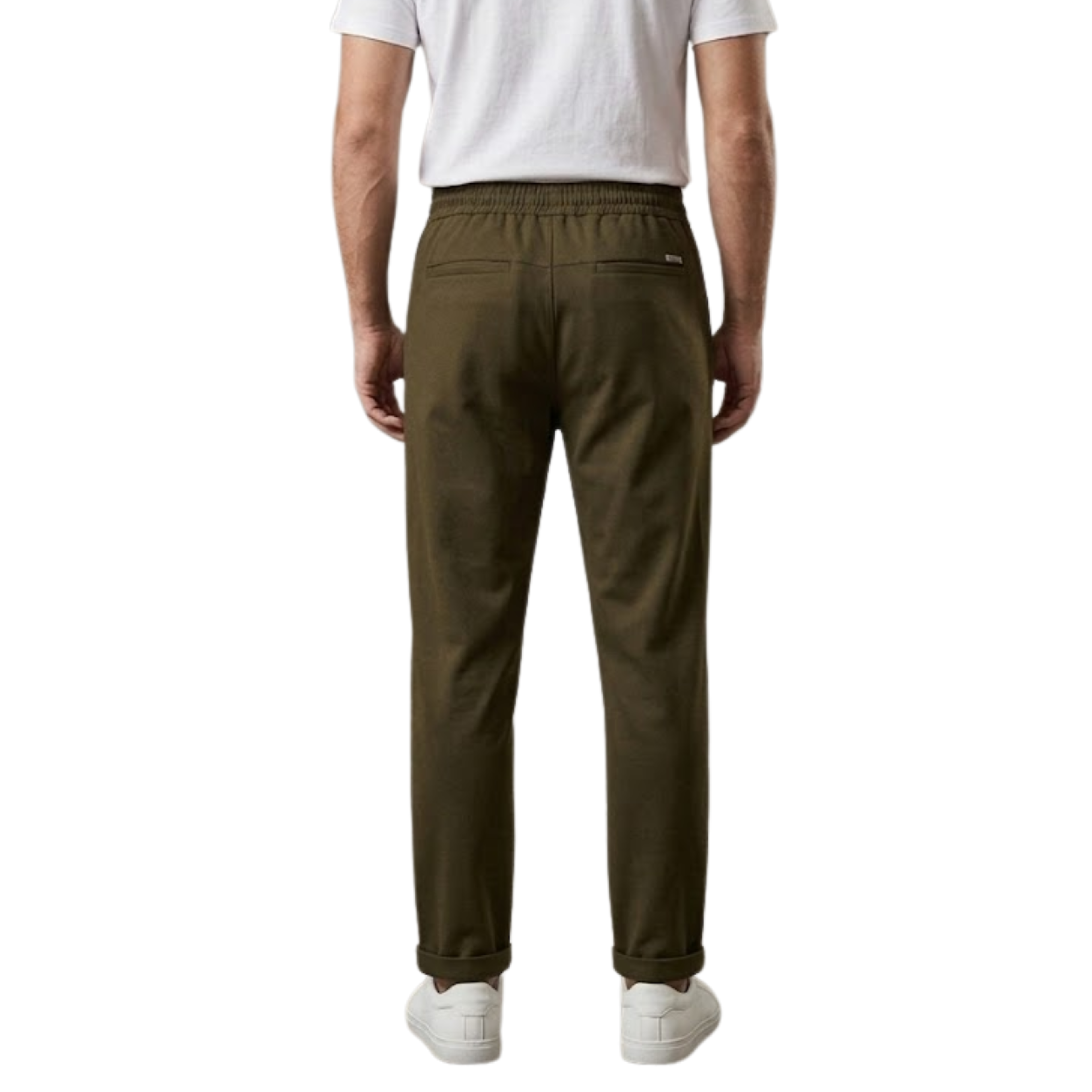 Bottle Green Linen Pants