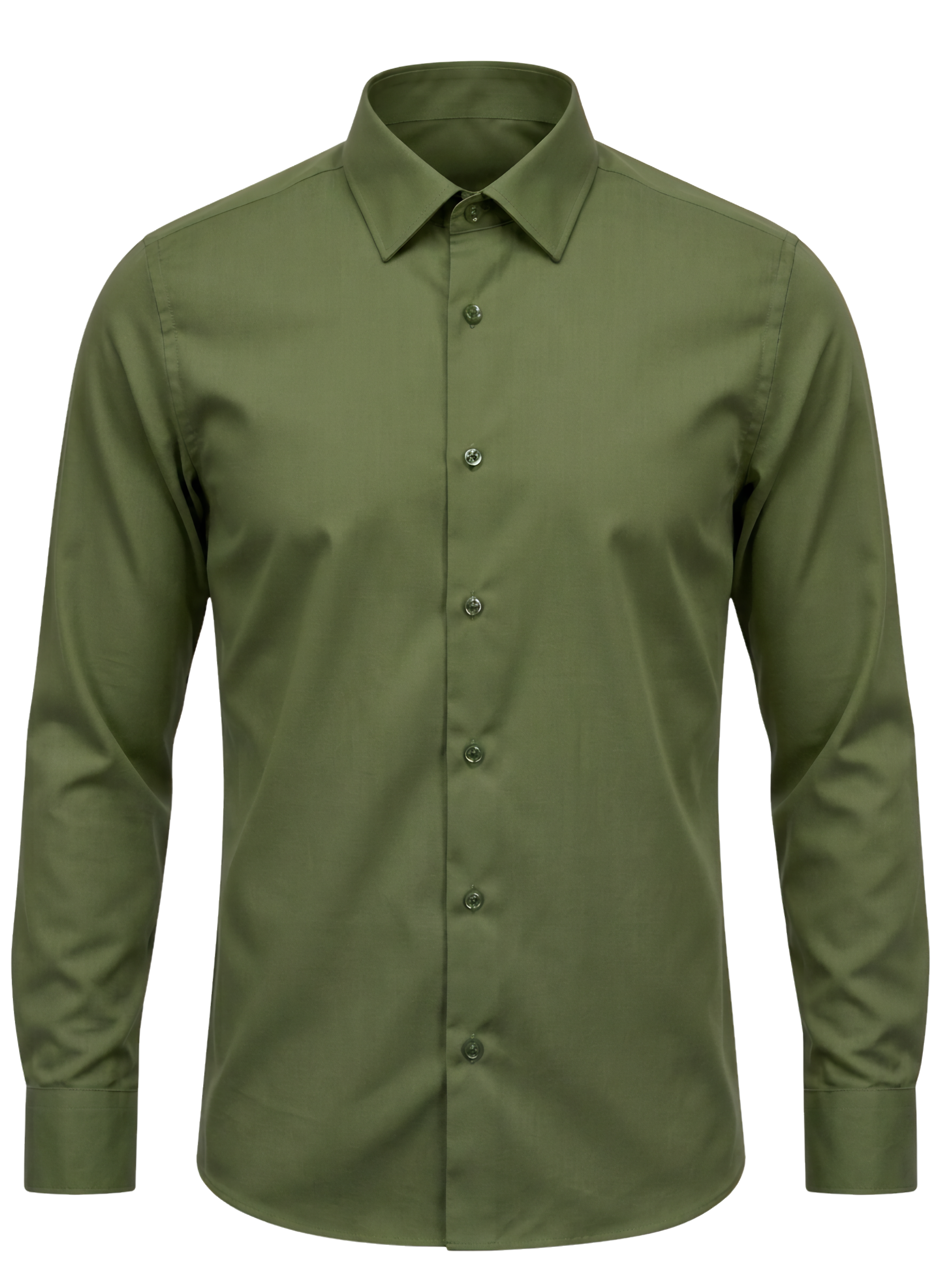 Plain Shirt | Olive Green