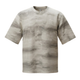 Drop Shoulder Acid Wash White