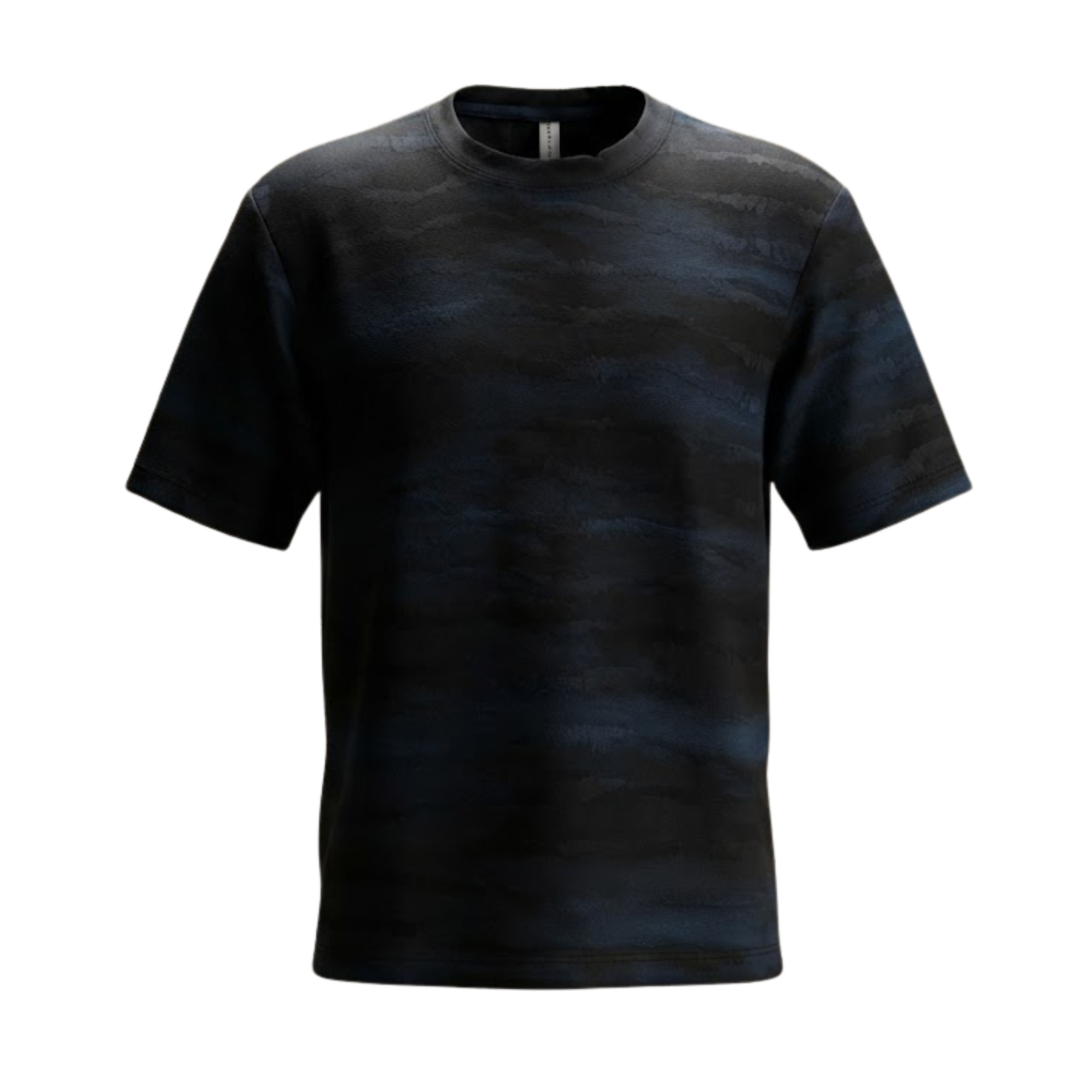 Drop Shoulder Acid Wash Blue