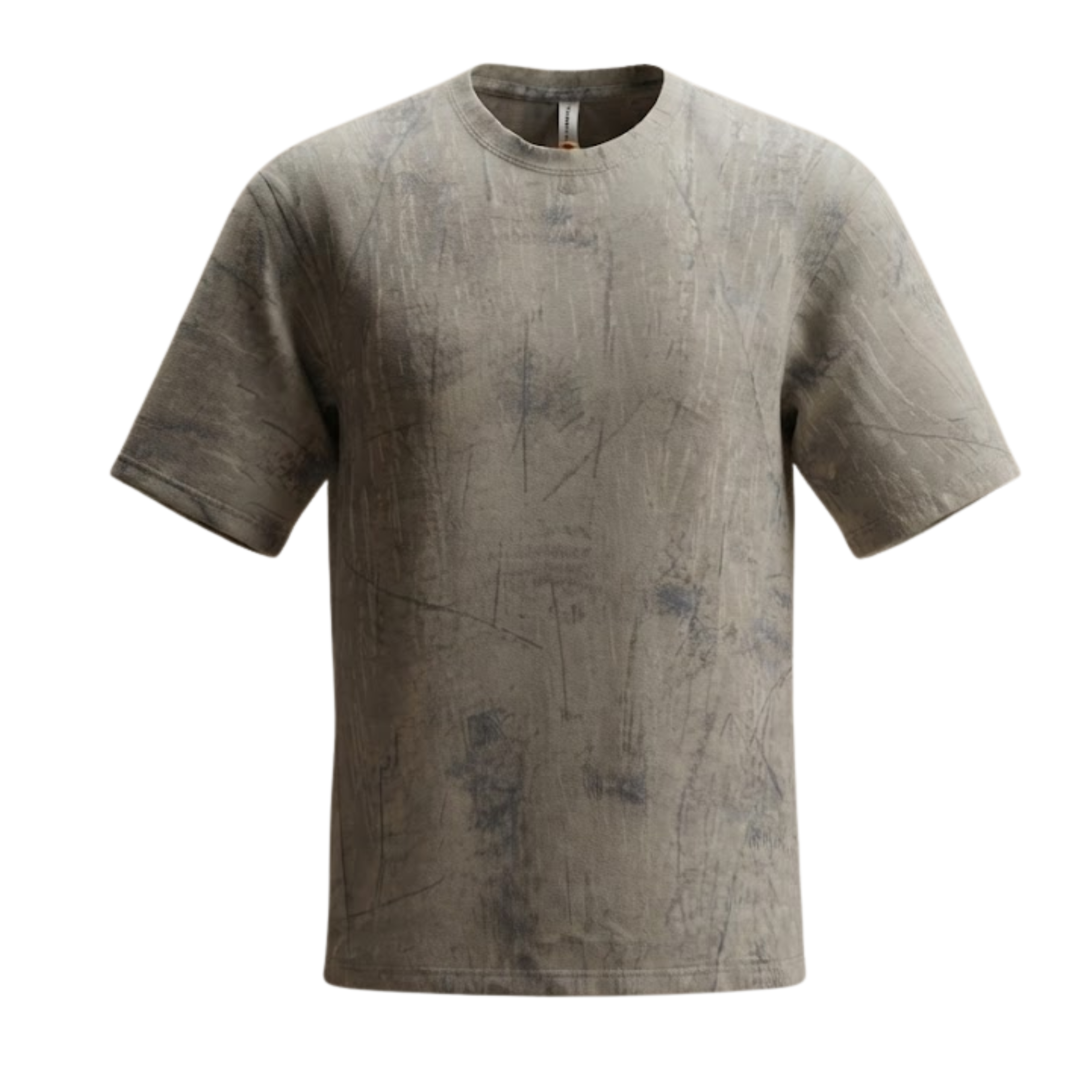 Drop Shoulder Acid Wash Grey
