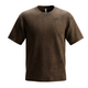 Drop Shoulder Acid Wash Brown