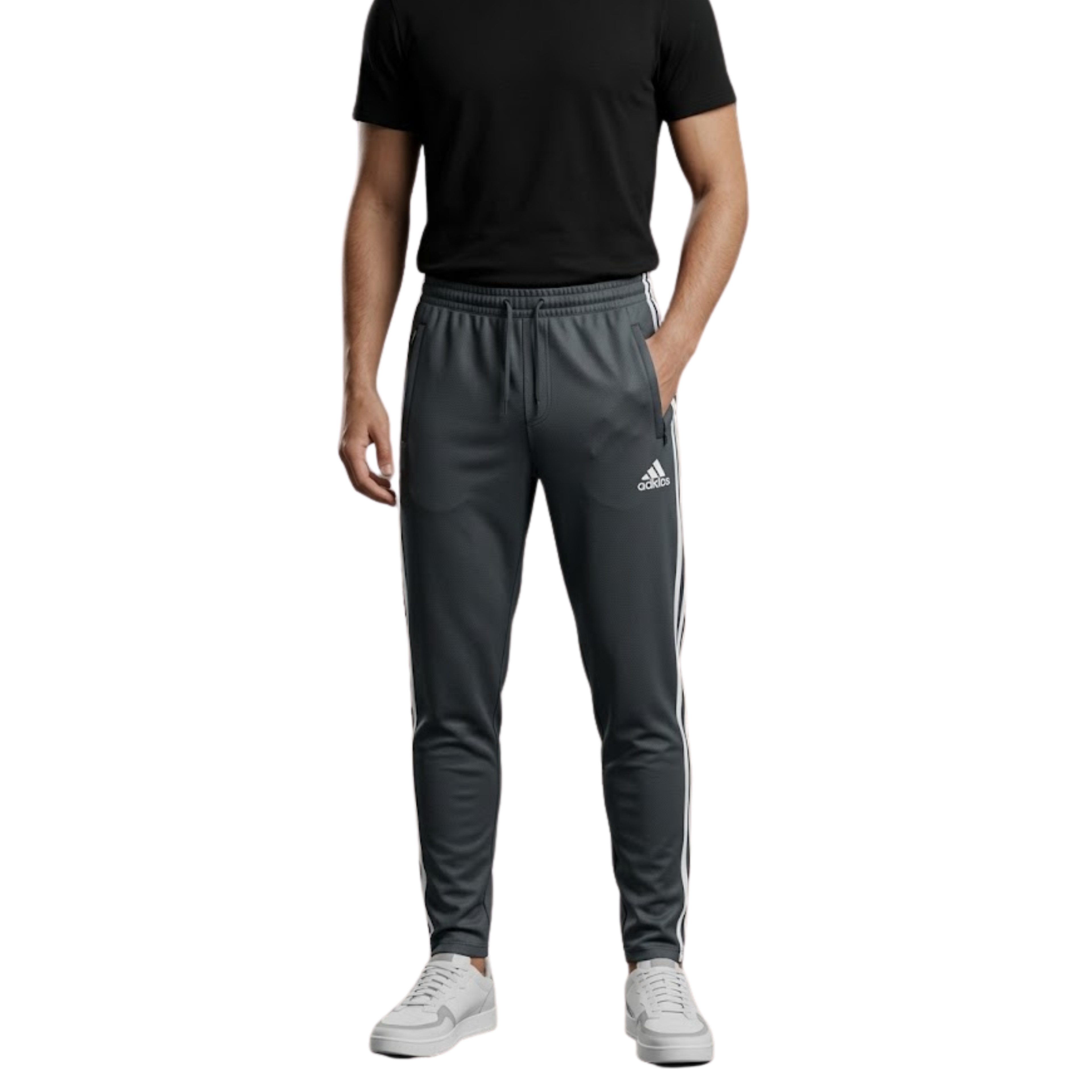 Solid Strip Dryfit Trouser