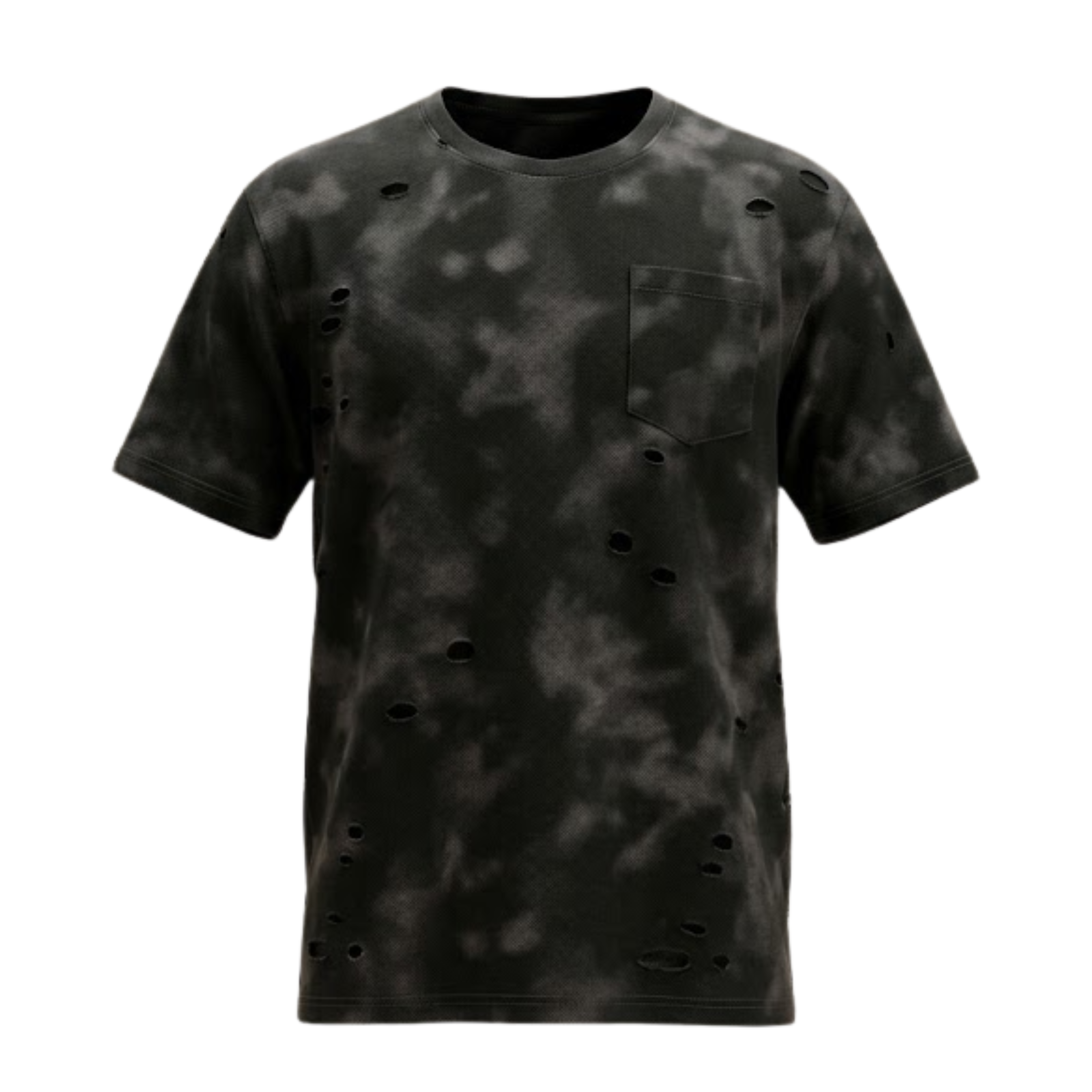 Drop Shoulder Damaged Spray Wash