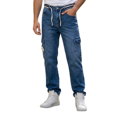 Baggy Jeans - Dark Sky Blue