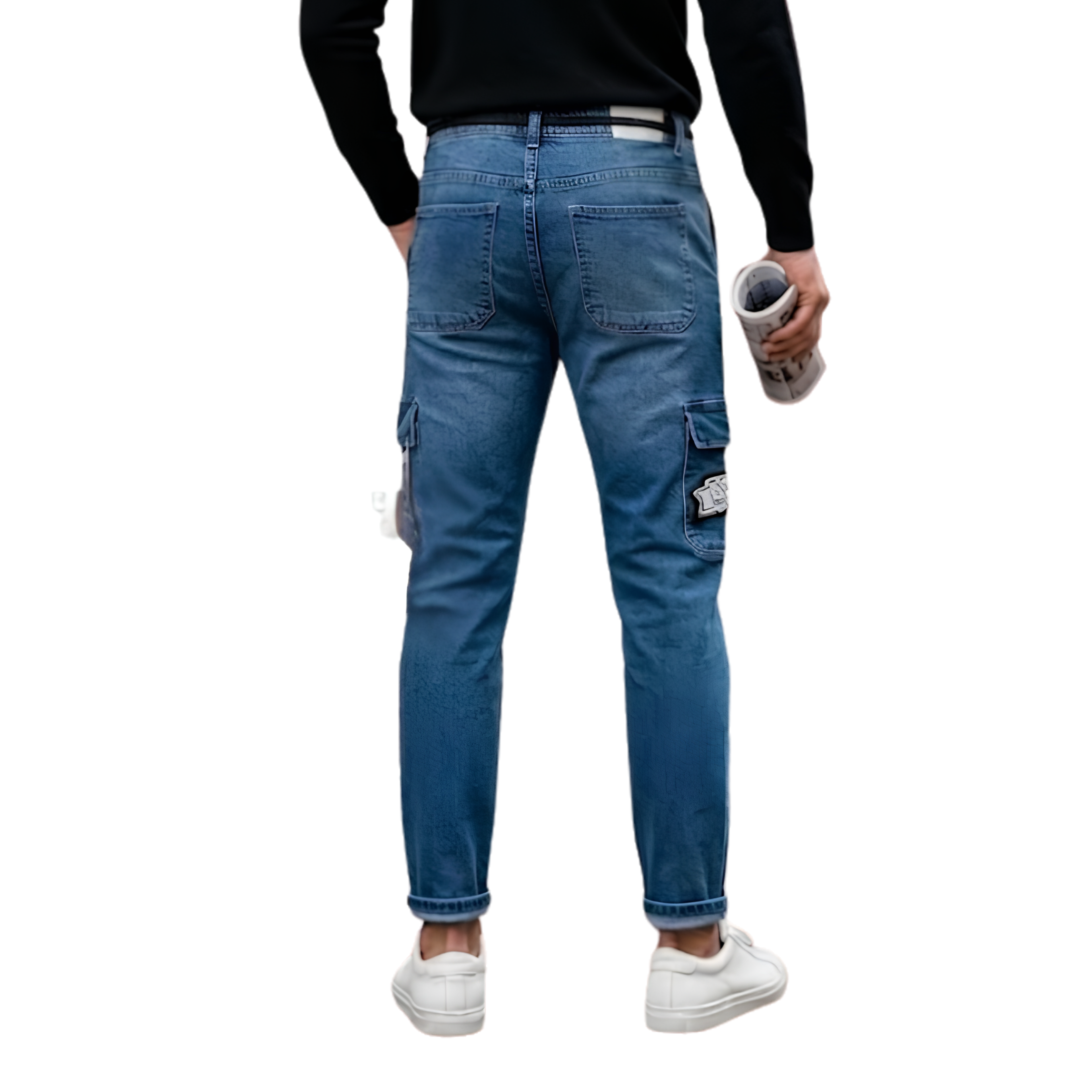 Baggy Jeans - Dark Sky Blue
