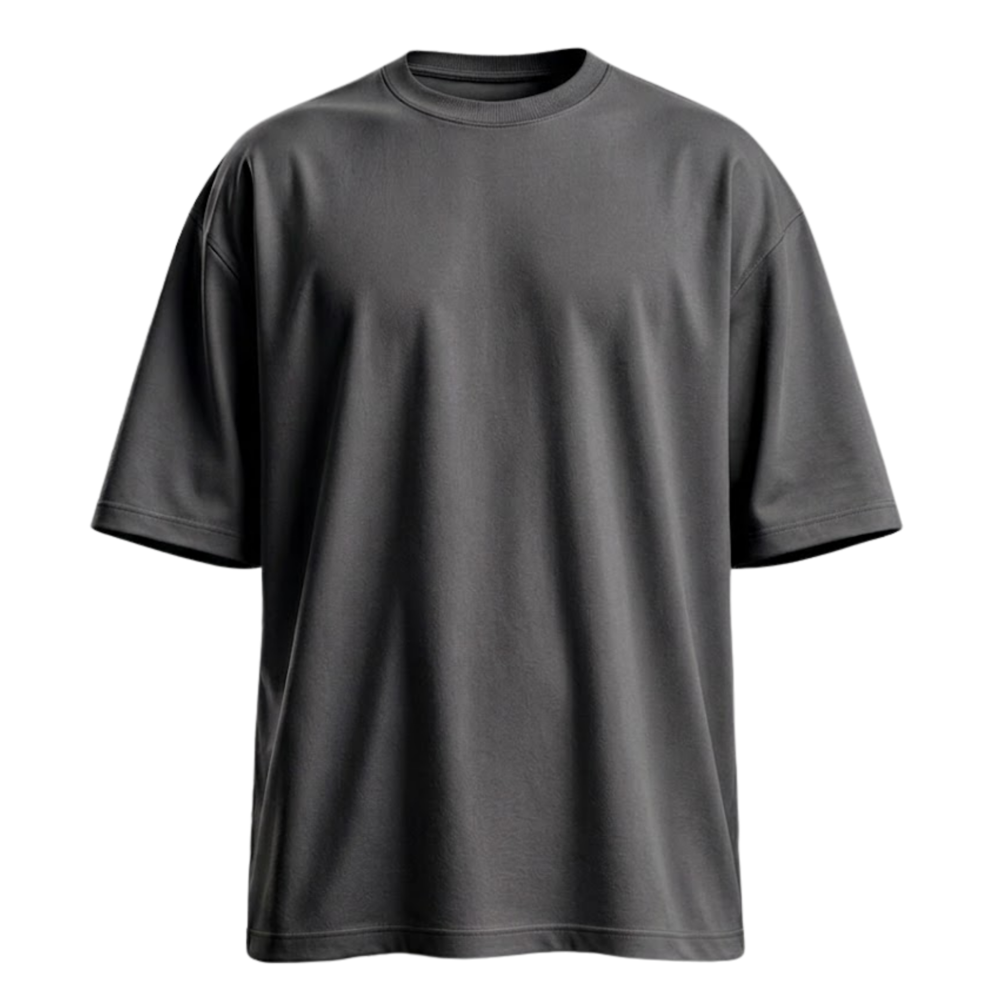 Basic Drop Shoulder - Charcoal Grey