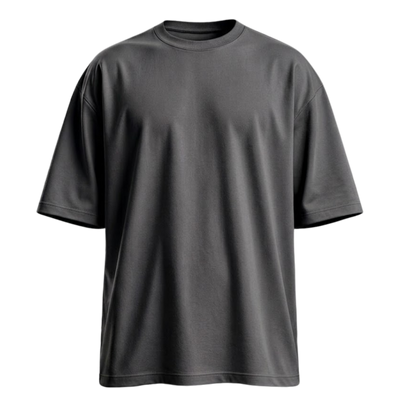 Basic Drop Shoulder - Charcoal Grey