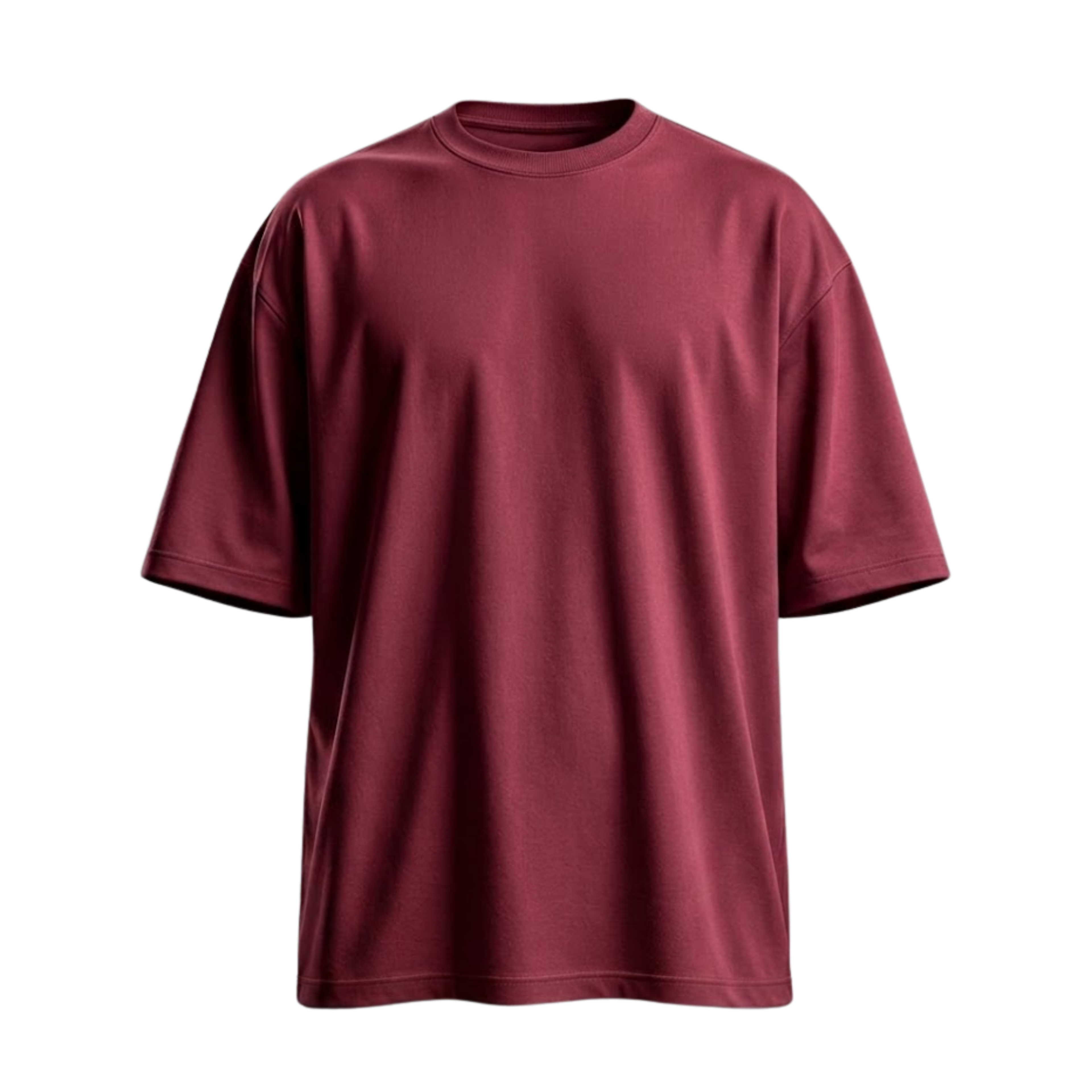 Basic Dropped Shoulder - Red Wine