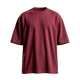 Basic Dropped Shoulder - Red Wine