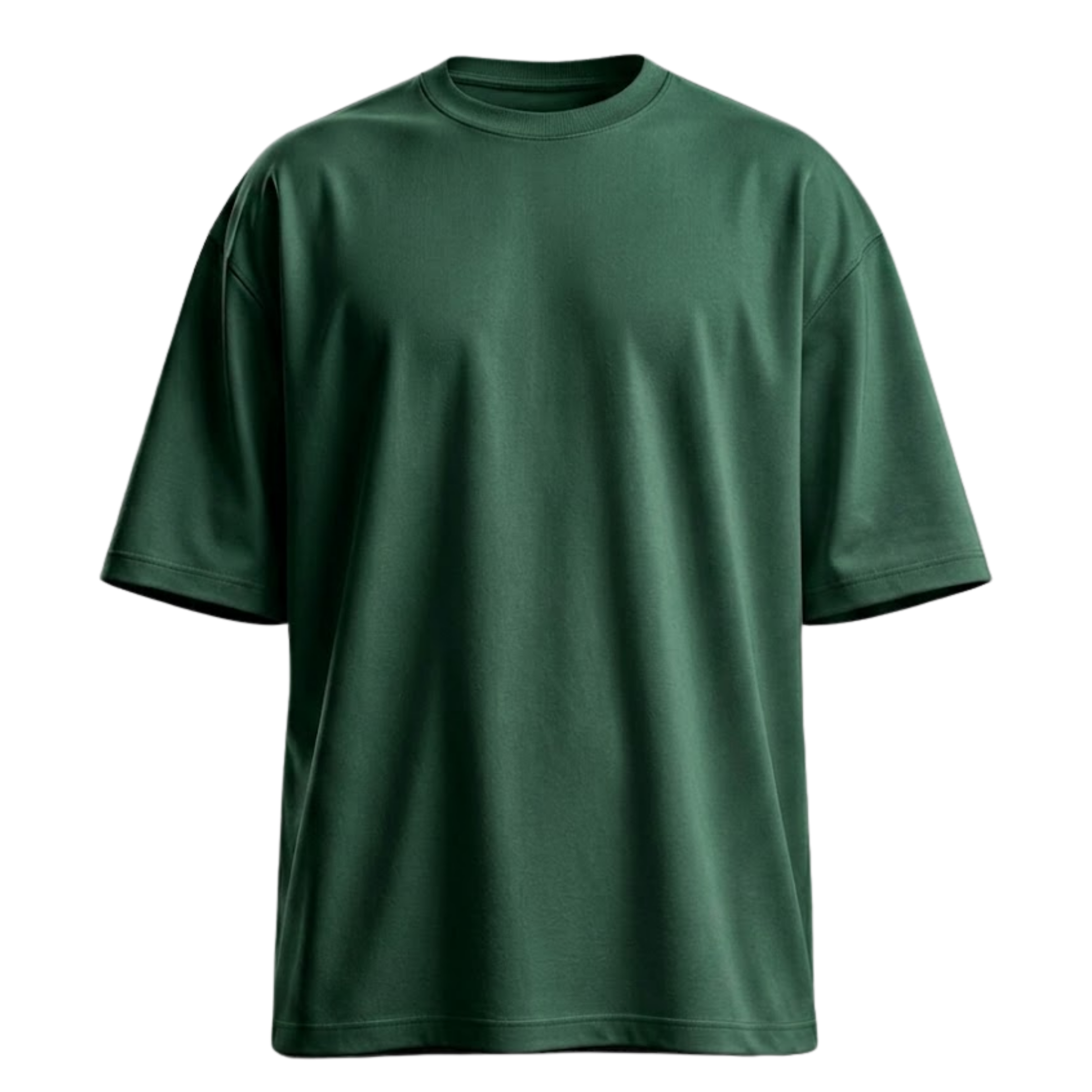 Basic Drop Shoulder - Bottle Green
