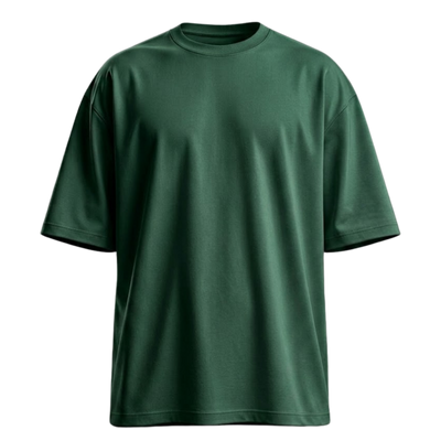 Basic Drop Shoulder - Bottle Green