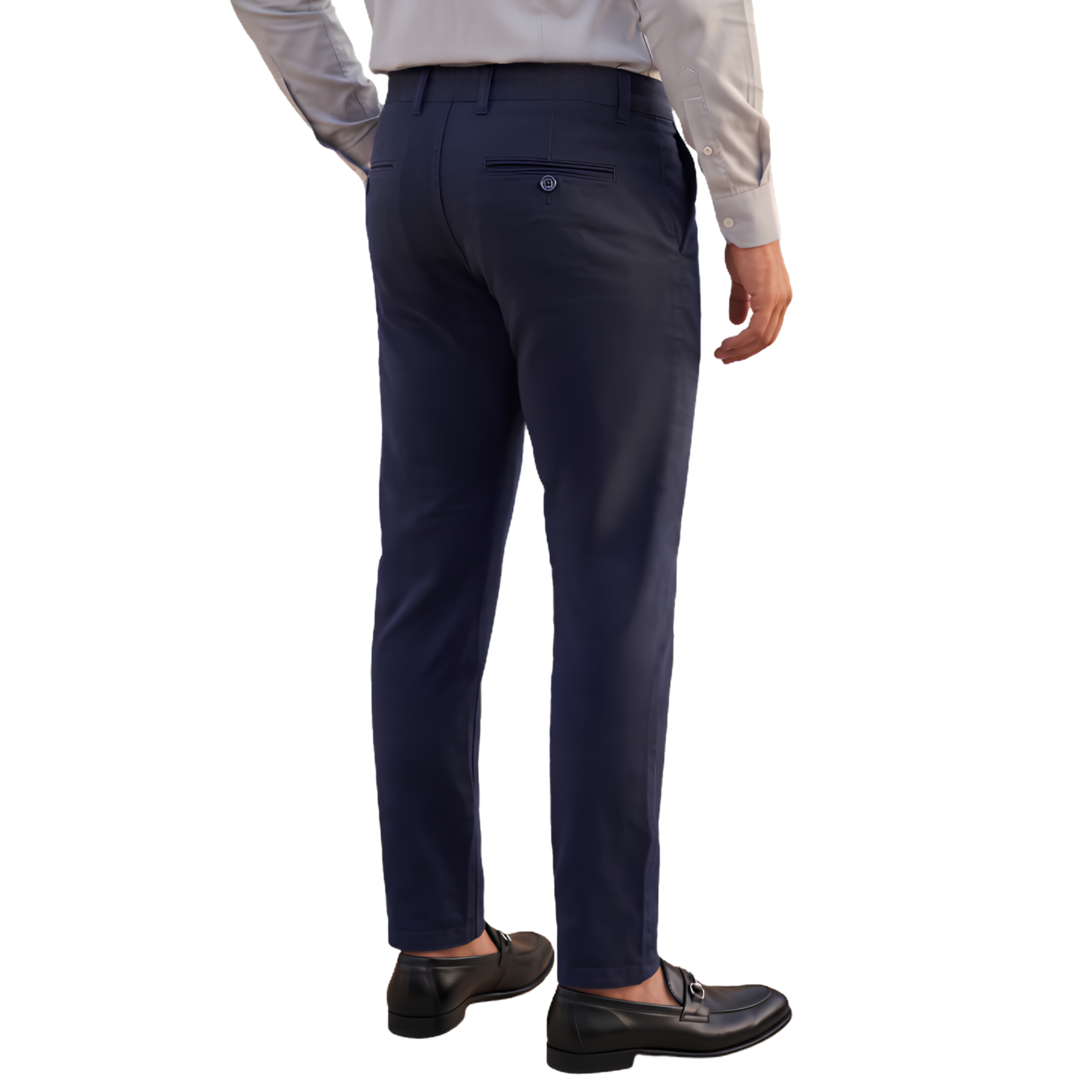 Cotton Pants - Navy Blue